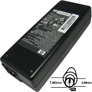 HP 90W 18,5 V, 7.4x5.0 - Power Adapter