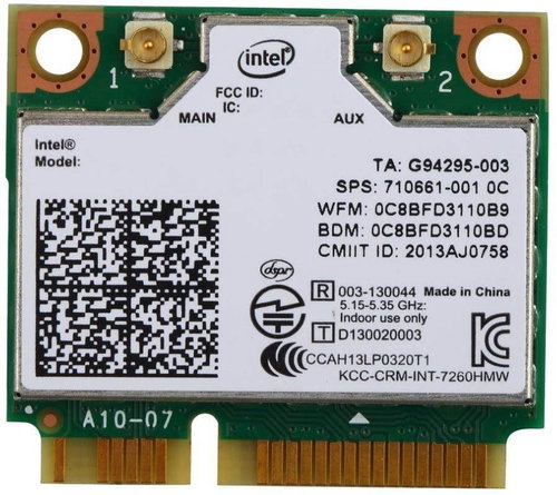 Intel Dualband Wireless-N 7260 Hauptbild Intel Dualband Wireless-N 7260 - WLAN Netzwerkkarte - Hauptbild