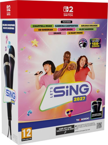 Lets Sing 2027 + 2 mikrofony - Nintendo Switch 2 - Console Game - Main image