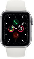 Služba Alza NEO: Wearables Apple Watch Series 5 44mm Stříbrný hliník s bílým sportovním řemínkem - Služba