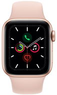 Služba Alza NEO: Wearables Apple Watch Series 5 40mm Zlatý hliník s pískově růžovým sportovním řemín - Služba