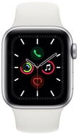 Služba Alza NEO: Wearables Apple Watch Series 5 40mm Stříbrný hliník s bílým sportovním řemínkem - Služba