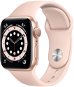 Alza NEO Service: Wearables Apple Watch Series 6 40mm Gold Aluminium with Sand-pink Sports Strap - Service
