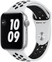 Alza NEO Service: Wearables Apple Watch Nike Series 6 44mm Silver Aluminium with Platinum/Black Nike Sports Strap - Service