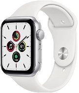 Apple Watch SE 44mm ezüst alumínium, fehér sportszíjjal - Szolgáltatás
