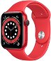 Služba Alza NEO: Apple Watch Series 6 40mm Cellular Červený hliník s červeným sportovním řemínkem - Služba