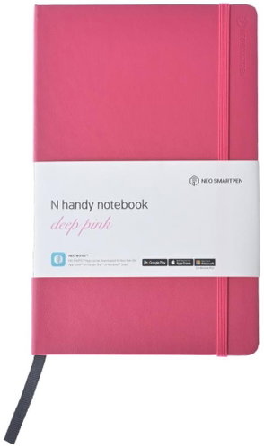 NEO SMARTPEN Neo N Handy leatherette, lined, pink - Journal - Main image