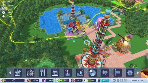 Análise: RollerCoaster Tycoon Adventures (Switch) é um loop pouco