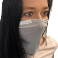 NANO šátek multifunkční s kapsou na filtr L šedá - Scarf with Membrane