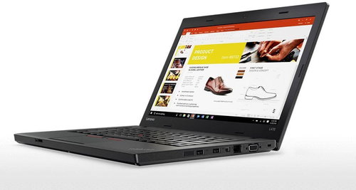 Lenovo ThinkPad L470 Black Main image Lenovo ThinkPad L470 Black - Laptop - Main image