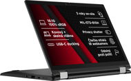 Lenovo ThinkPad L13 Yoga Gen 4 Thunder Black LTE + aktivní stylus Lenovo - Notebook