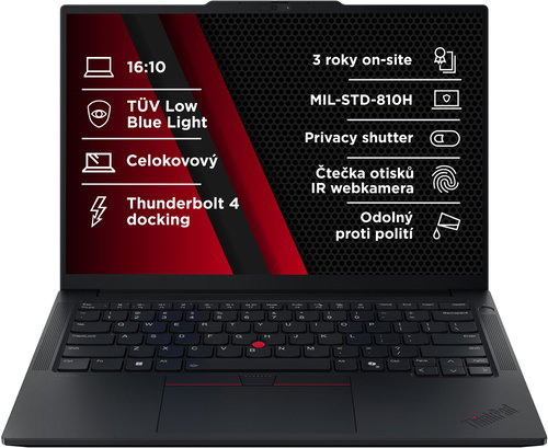 Lenovo ThinkPad E14 Gen 7 Black - Notebook - Hlavní obrázek