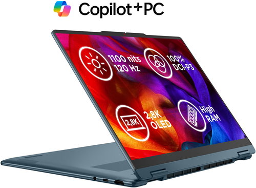 Lenovo Yoga 7 2-in-1 14AGP11 Tidal Teal all-metal (without adapter) - Laptop - Main image