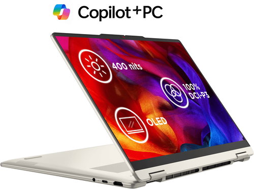 Lenovo Yoga 7 2-in-1 14AGP11 Seashell all-metal (without adapter) Main image Lenovo Yoga 7 2-in-1 14AGP11 Seashell all-metal (without adapter) - Laptop - Main image