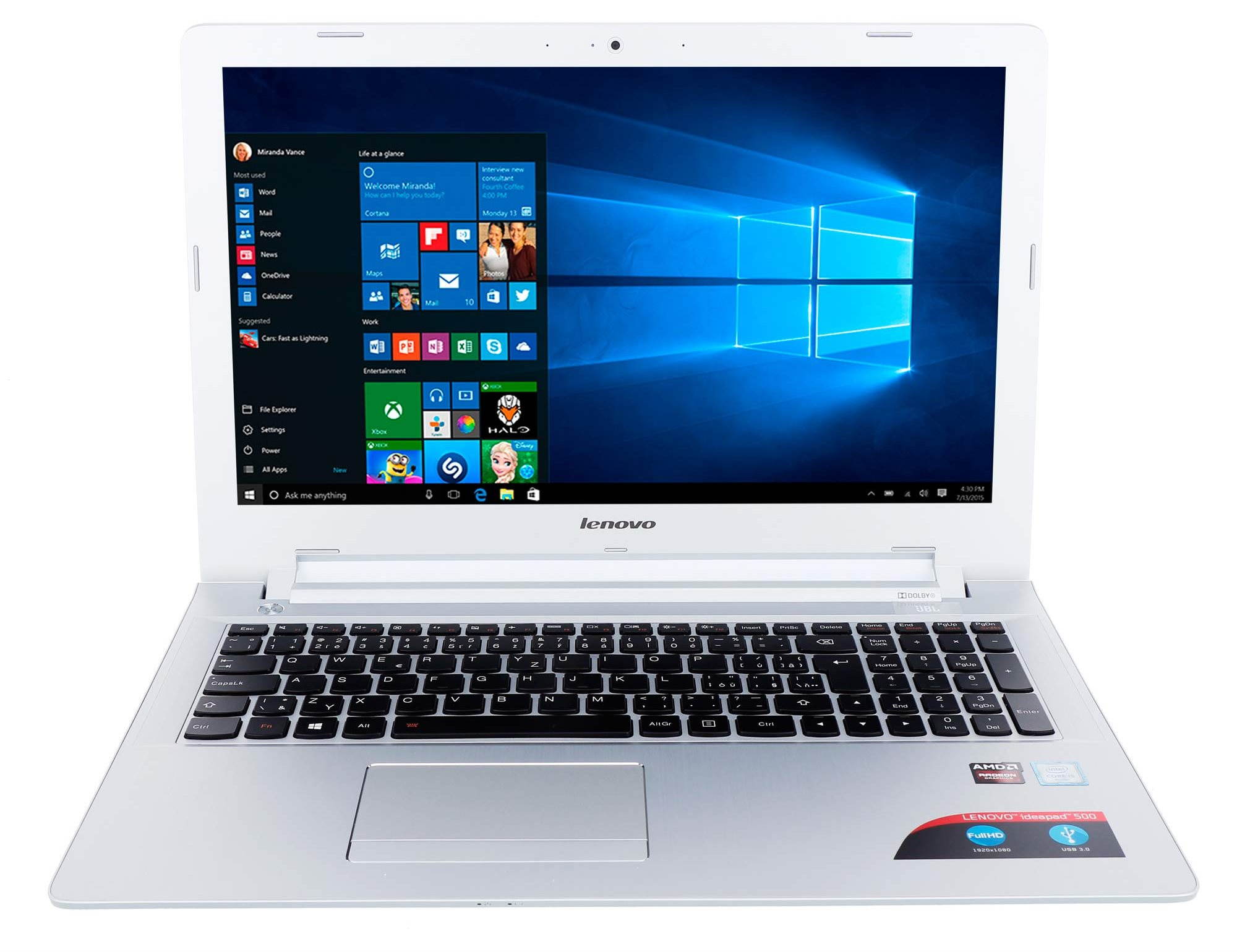 Lenovo IdeaPad 500-15ISK White - Notebook | Alza.cz