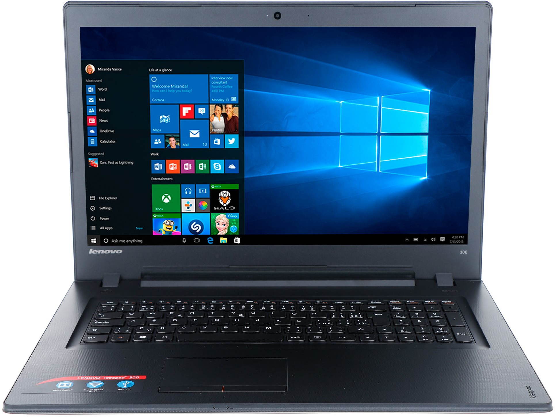 Lenovo IdeaPad 300-17ISK Black - Laptop | alza.sk