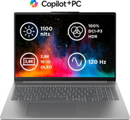 Lenovo IdeaPad Pro 5 16AKP10 Luna Grey celokovový - Notebook