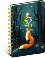 NOTIQUE spiral 18 months Petito - Fox 2025/2026, 13 x 18 cm - Planner
