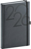 Planner NOTIQUE Ajax 2026 daily, black, 15 x 21 cm - Diář