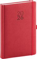 NOTIQUE Diamante 2026 daily, red, 15 x 21 cm - Planner