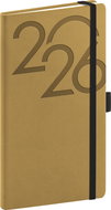 NOTIQUE Ajax 2026 pocket, gold, 9 x 15.5 cm - Planner