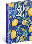 NOTIQUE weekly magnetic Lemon 2026, 11 x 16 cm - Planner
