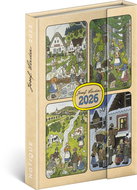 NOTIQUE Weekly magnetic diary Josef Lada 2026, 11 x 16 cm - Planner