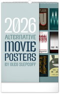 NOTIQUE Alternative Movie Posters 2026, 33 x 46 cm - Wall Calendar