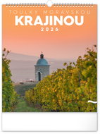 NOTIQUE Tours of Moravian Landscape 2026, 30 x 34 cm - Wall Calendar