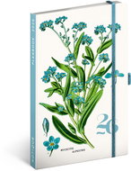 Planner NOTIQUE Planbook diary/notebook Herbarium 2026, 13 x 21 cm - Diář