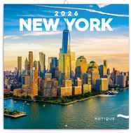 NOTIQUE New York 2026 notebook, 30 x 30 cm - Wall Calendar