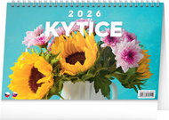NOTIQUE Bouquet CZ/SK 2026, 23.1 x 14.5 cm - Desk Calendar
