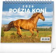 NOTIQUE Poetry of Horses 2026, 16.5 x 13 cm - Desk Calendar
