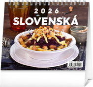 NOTIQUE Slovak kitchen 2026, 16.5 x 13 cm - Desk Calendar