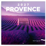 NOTIQUE poznámkový Provence 2027, 30 × 30 cm - Wall Calendar