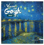 NOTIQUE poznámkový Vincent van Gogh 2027, 30 × 30 cm - Wall Calendar