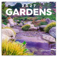 NOTIQUE poznámkový Zahrady 2027, 30 × 30 cm - Wall Calendar