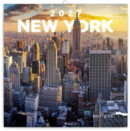 NOTIQUE poznámkový New York 2027, 30 × 30 cm - Wall Calendar