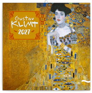 NOTIQUE poznámkový Gustav Klimt 2027, 30 × 30 cm - Wall Calendar