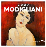 NOTIQUE poznámkový Amedeo Modigliani 2027, 30 × 30 cm - Wall Calendar