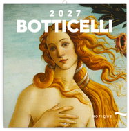 NOTIQUE poznámkový Sandro Botticelli 2027, 30 × 30 cm - Wall Calendar