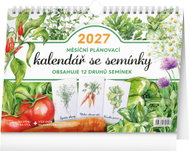 NOTIQUE měsíční plánovací se semínky 2027, 30 × 21 cm - Desk Calendar