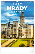 NOTIQUE Hrady a zámky 2027, 33 x 46 cm - Wall Calendar