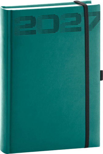NOTIQUE Daily Aprint Top 2027, Petrol, 15 × 21cm - Planner - Main image