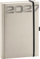 NOTIQUE denní Aprint Top 2027, světle šedý, 15 × 21 cm - Planner