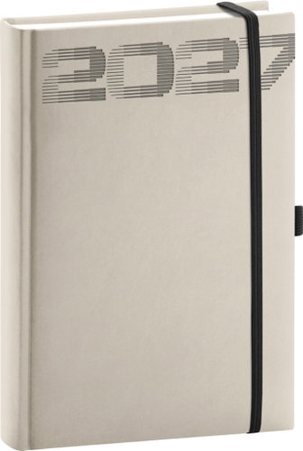 NOTIQUE denní Aprint Top 2027, světle šedý, 15 × 21 cm - Planner - Main image
