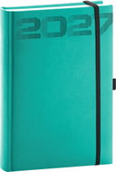 NOTIQUE denní Aprint Top 2027, tyrkysový, 15 × 21 cm - Planner