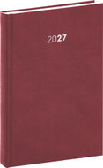 NOTIQUE denní Balakon 2027, bordó, 15 × 21 cm - Planner