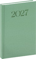 NOTIQUE denní Biella 2027, zelený, 15 × 21 cm - Planner