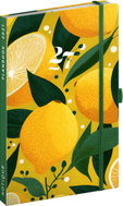 NOTIQUE Planbook diář/notes Citróny 2027, 13 × 21 cm - Planner